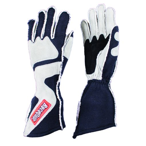 Picture of RaceQuip SFI - 5 GrayBlack Large Outseam Angle Cut Glove