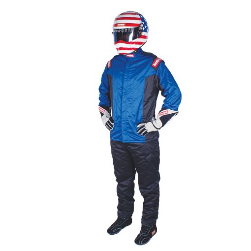 Picture of RaceQuip Blue Chevron - 5 Jacket SFI - 5 - XLG