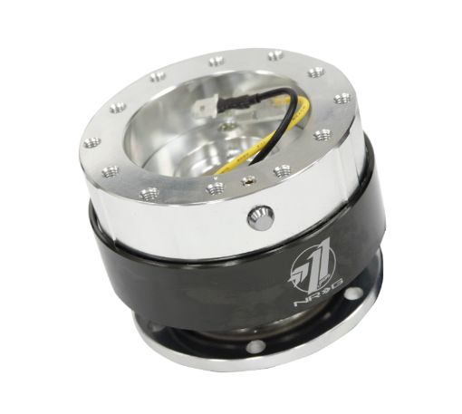 Picture of NRG Quick Release Gen 1.5 - Silver Body Black Chrome Ring