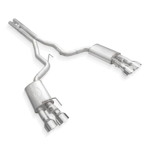Picture of Stainless Works 2020 Ford GT500 Legend Catback H - Pipe Exhaust Factory Connect - Polished Tips