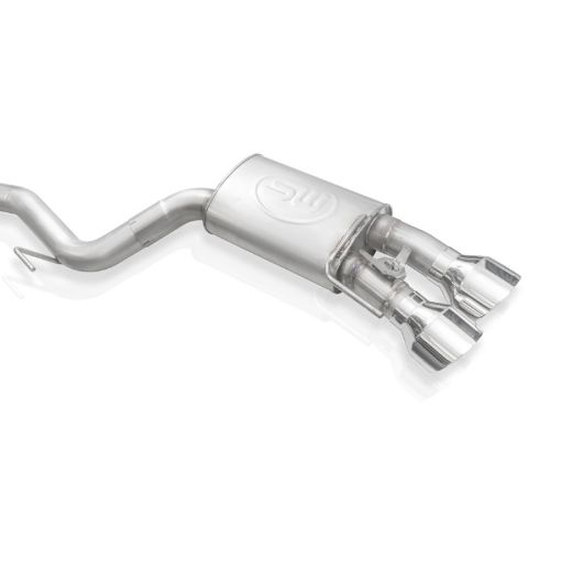 Picture of Stainless Works 2020 Ford GT500 Redline Catback H - Pipe Exhaust Factory Connect - Polished Tips