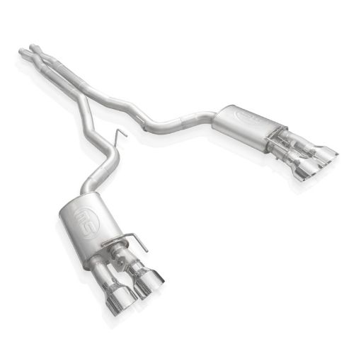 Picture of Stainless Works 2020 Ford GT500 Redline Catback X - Pipe Exhaust Factory Connect - Polished Tips