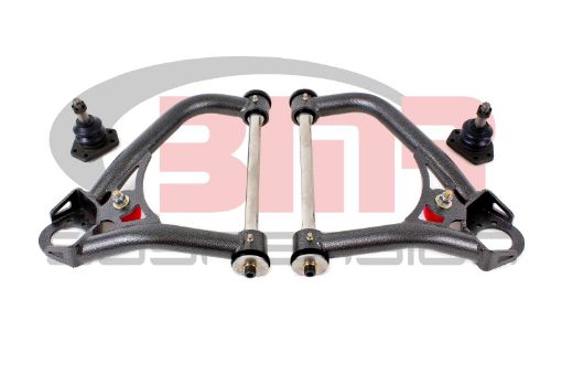 Picture of BMR 67 - 69 1st Gen F - Body Pro - Touring Upper A - Arms w Tall Ball Joint (Delrin) - Black Hammertone