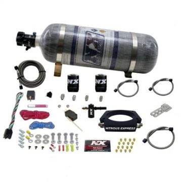 Picture of Nitrous Express LT2 C8 Nitrous Plate Kit (50 - 300HP) wComposite Bottle