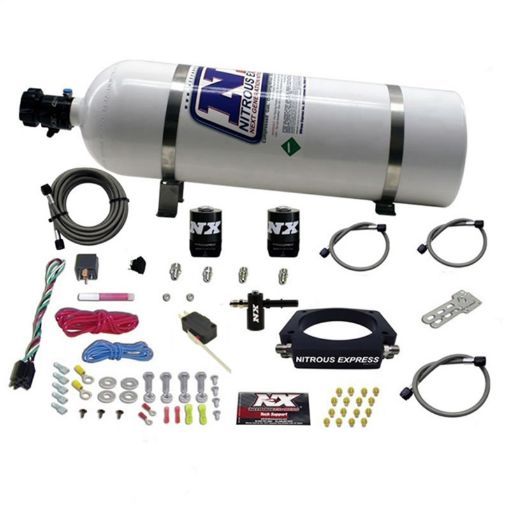 Picture of Nitrous Express LT2 C8 Nitrous Plate Kit (50 - 300HP) w15lb Bottle
