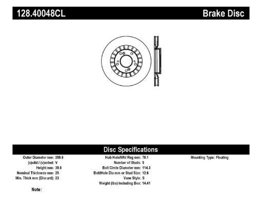 Picture of StopTech 00 - 09 Honda S2000 Front Cryo Drilled Left Rotor