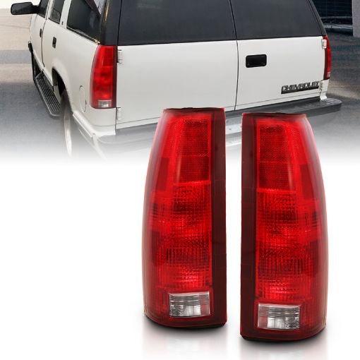 Picture of ANZO 1988 - 1999 Chevy C1500 Taillight RedClear Lens w Circuit Board(OE Replacement)