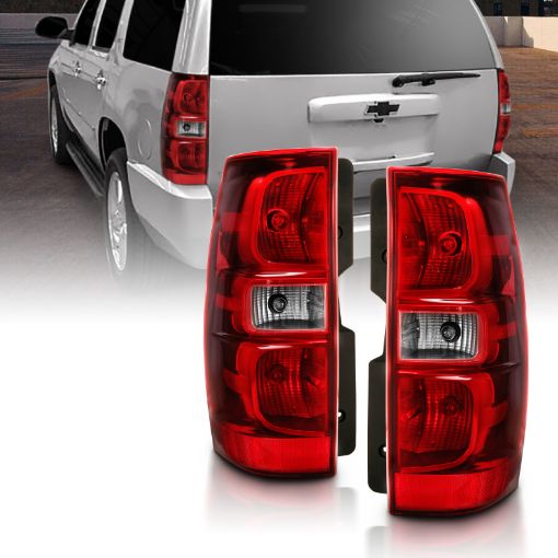 Picture of ANZO 2007 - 2014 Chevy Tahoe Taillight RedClear Lens (OE Replacement)