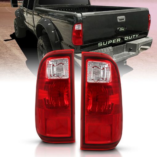 Picture of ANZO 2008 - 2016 Ford F - 250 Taillight RedClear Lens (OE Replacement)