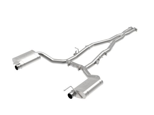 Picture of aFe MACH Force - Xp 3in 304 SS Cat - Back Exhaust 15 - 20 Dodge Charger Hellcat V8 - 6.2L (sc) 392 V8 - 6.4L