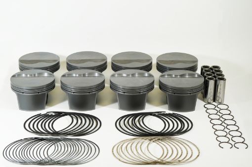 Picture of Mahle MS Piston Set SBF 428ci 4.125in Bore 4.000in Stroke 6.25in Rod .927 Pin - 6.5cc 12.1CR Set of 8