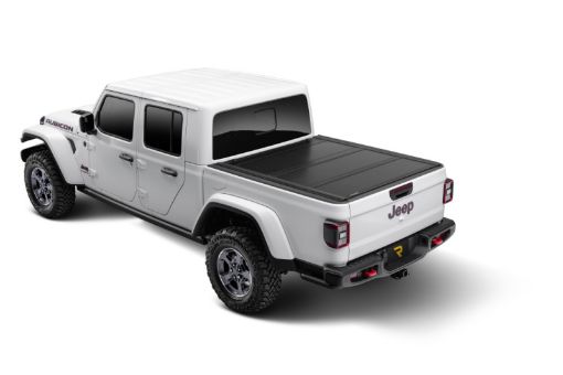 Picture of UnderCover 2020 Jeep Gladiator 5ft Ultra Flex Bed Cover - Matte Black Finish