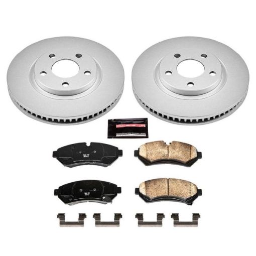 Picture of Power Stop 98 - 02 Cadillac Seville Front Z17 Evolution Geomet Coated Brake Kit