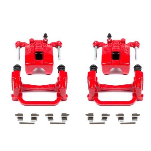 Picture of Power Stop 05 - 08 Infiniti G35 Rear Red Calipers wBrackets - Pair