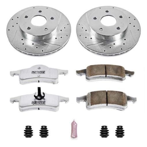 Picture of Power Stop 99 - 04 Jeep Grand Cherokee Rear Z26 Street Warrior Brake Kit