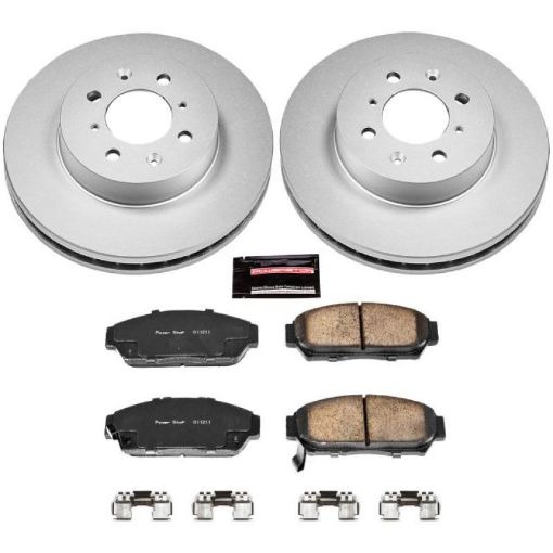 Picture of Power Stop 94 - 01 Acura Integra Front Z17 Evolution Geomet Coated Brake Kit