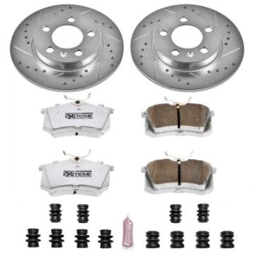Picture of Power Stop 00 - 06 Audi TT Quattro Rear Z26 Street Warrior Brake Kit