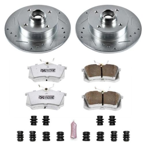 Picture of Power Stop 99 - 02 Volkswagen Cabrio Rear Z26 Street Warrior Brake Kit