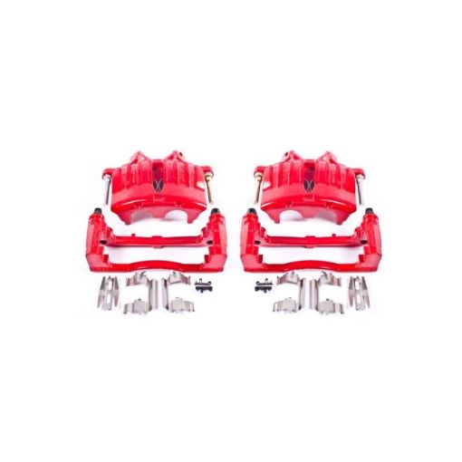 Picture of Power Stop 04 - 05 Buick Rainier Front Red Calipers wBrackets - Pair