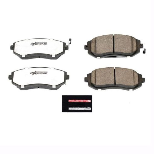 Picture of Power Stop 05 - 06 Saab 9 - 2X Front Z26 Extreme Street Brake Pads wHardware