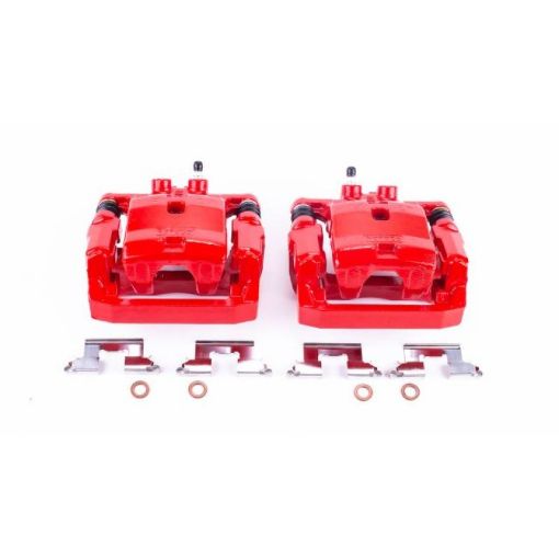 Picture of Power Stop 07 - 15 Mazda CX - 9 Rear Red Calipers wBrackets - Pair