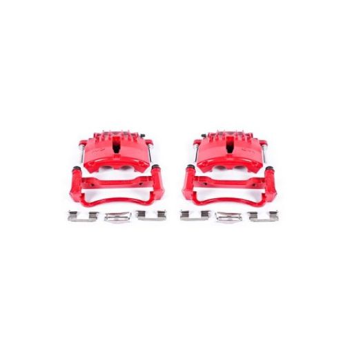 Picture of Power Stop 99 - 02 Ford Mustang Front Red Calipers wBrackets - Pair