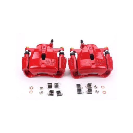 Picture of Power Stop 10 - 12 Lexus HS250h Front Red Calipers wBrackets - Pair