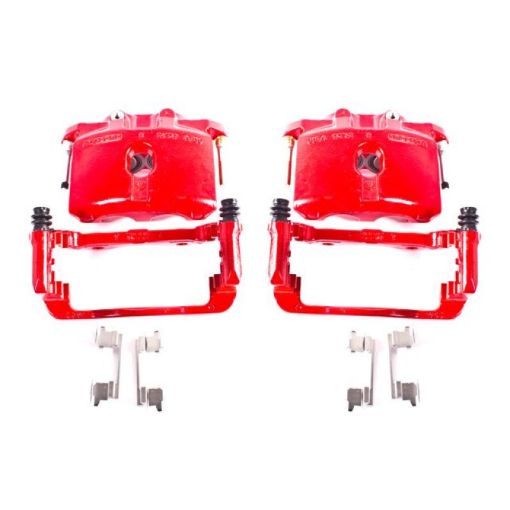 Picture of Power Stop 03 - 06 Cadillac Escalade Rear Red Calipers wBrackets - Pair