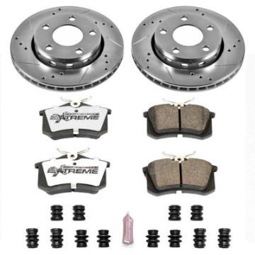Picture of Power Stop 00 - 02 Audi S4 Rear Z26 Street Warrior Brake Kit