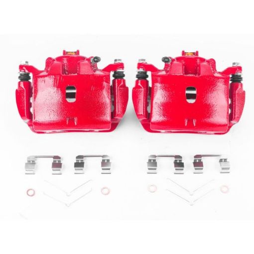 Picture of Power Stop 13 - 15 Acura ILX Front Red Calipers wBrackets - Pair