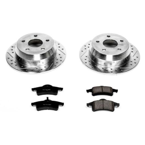 Picture of Power Stop 99 - 04 Jeep Grand Cherokee Rear Z23 Evolution Sport Brake Kit