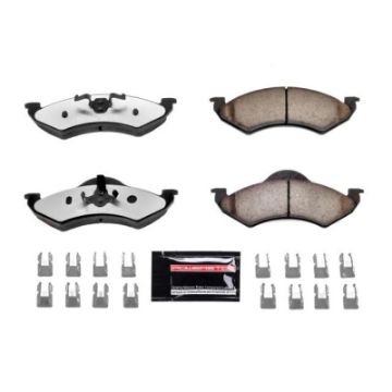 Picture of Power Stop 00 - 02 Dodge Dakota Front Z36 Truck Tow Brake Pads wHardware