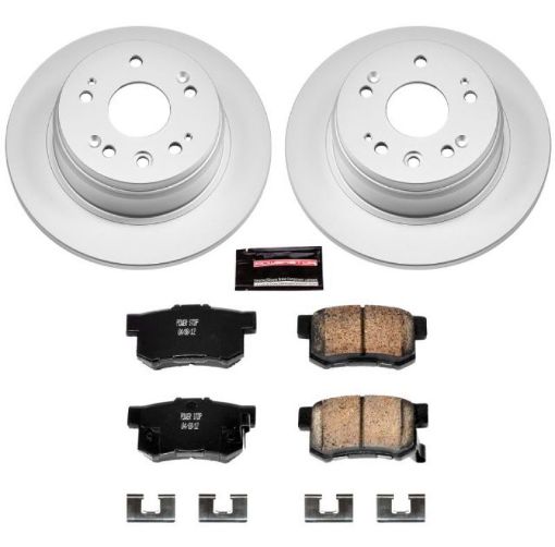 Picture of Power Stop 02 - 04 Honda CR - V Rear Z17 Evolution Geomet Coated Brake Kit
