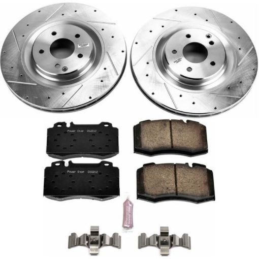 Picture of Power Stop 02 - 04 Mercedes - Benz C32 AMG Front Z23 Evolution Sport Brake Kit