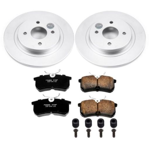 Picture of Power Stop 02 - 04 Ford Focus Rear Z17 Evolution Geomet Coated Brake Kit