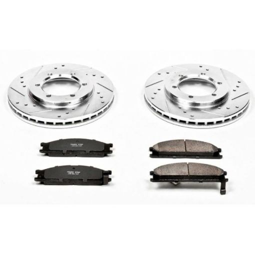 Picture of Power Stop 99 - 04 Nissan Frontier Front Z23 Evolution Sport Brake Kit