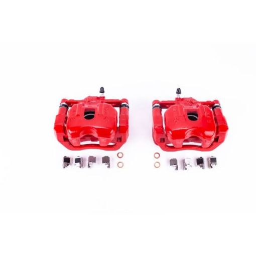 Picture of Power Stop 96 - 00 Toyota RAV4 Front Red Calipers wBrackets - Pair