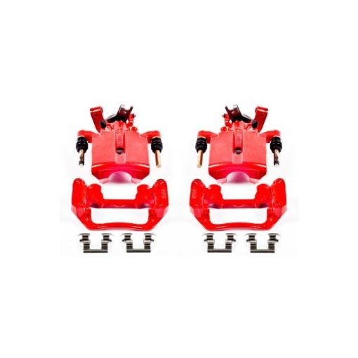 Picture of Power Stop 05 - 08 Chevrolet Cobalt Rear Red Calipers wBrackets - Pair