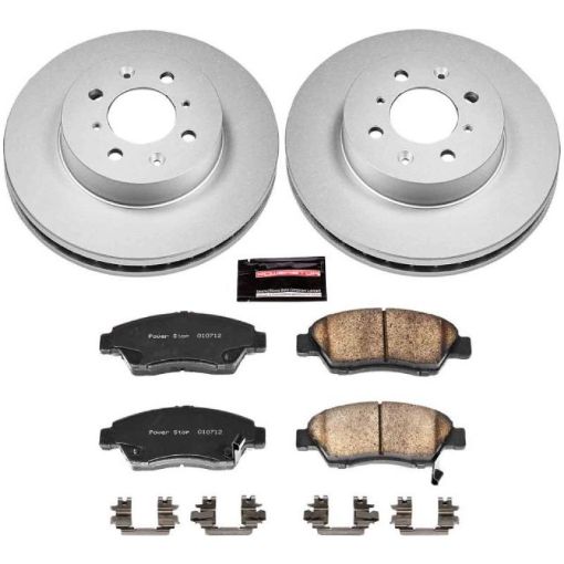 Picture of Power Stop 93 - 95 Honda Civic Front Z17 Evolution Geomet Coated Brake Kit