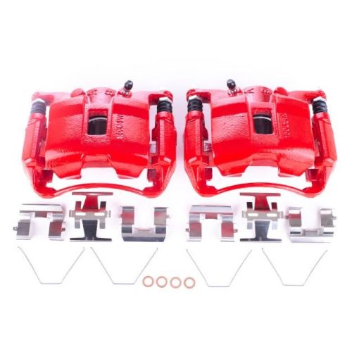 Picture of Power Stop 06 - 11 Acura CSX Front Red Calipers wBrackets - Pair