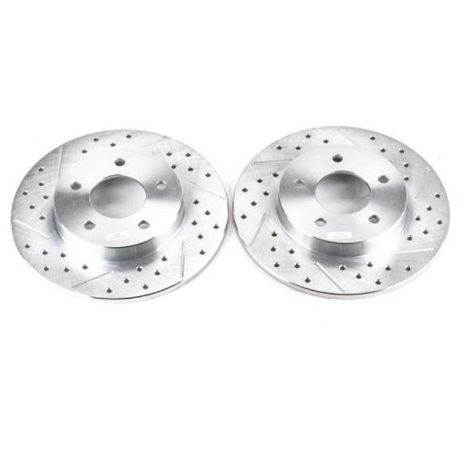 Picture of Power Stop 00 - 05 Buick LeSabre Rear Evolution Drilled Slotted Rotors - Pair