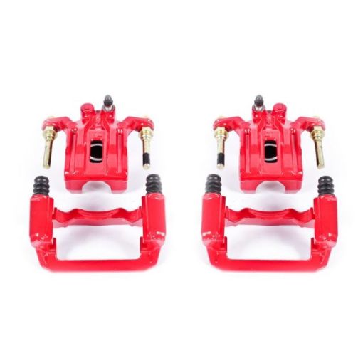 Picture of Power Stop 05 - 18 Nissan Frontier Rear Red Calipers wBrackets - Pair