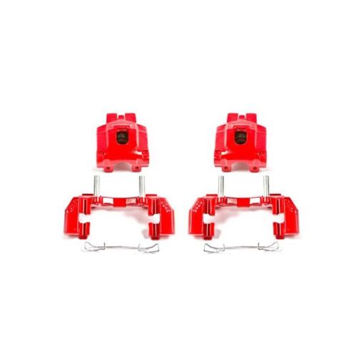 Picture of Power Stop 99 - 04 Jeep Grand Cherokee Rear Red Calipers wBrackets - Pair
