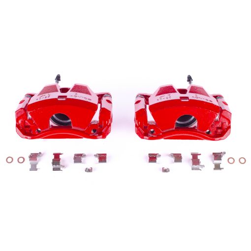 Picture of Power Stop 07 - 10 Lexus IS250 Front Red Calipers wBrackets - Pair