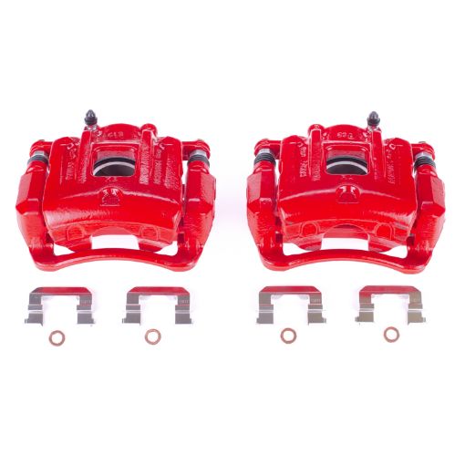 Picture of Power Stop 13 - 16 Hyundai Santa Fe Sport Front Red Calipers wBrackets - Pair