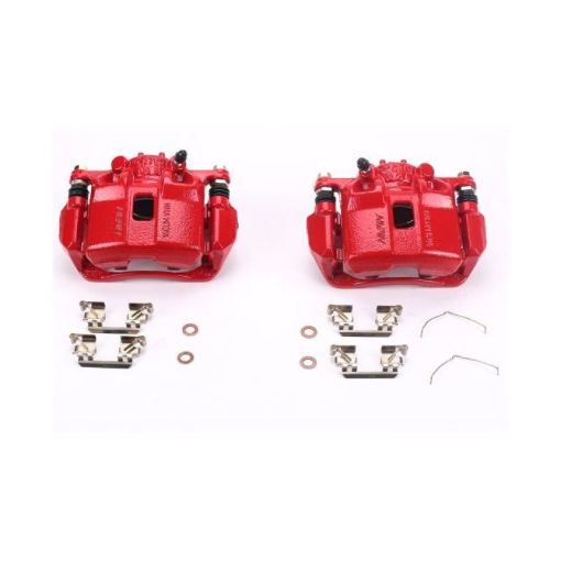 Picture of Power Stop 13 - 15 Acura ILX Front Red Calipers wBrackets - Pair