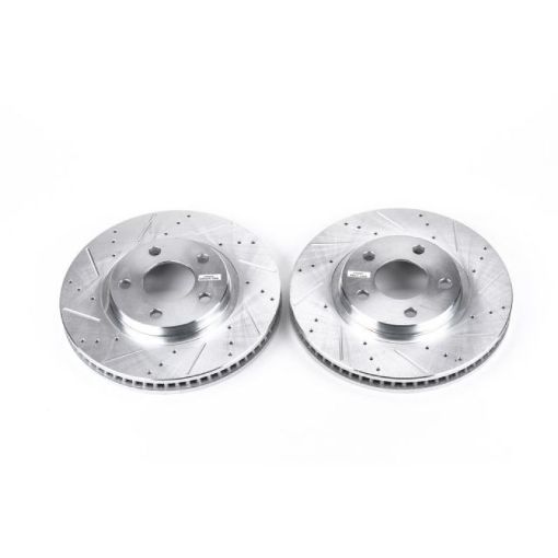 Picture of Power Stop 00 - 04 Buick LeSabre Front Evolution Drilled Slotted Rotors - Pair
