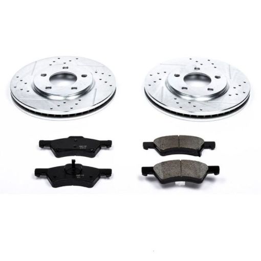 Picture of Power Stop 01 - 07 Chrysler Town Country Front Z23 Evolution Sport Brake Kit