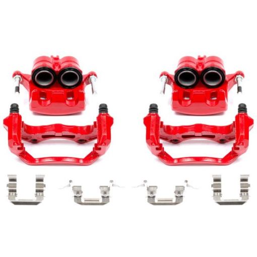 Picture of Power Stop 05 - 07 Infiniti G35 Front Red Calipers wBrackets - Pair