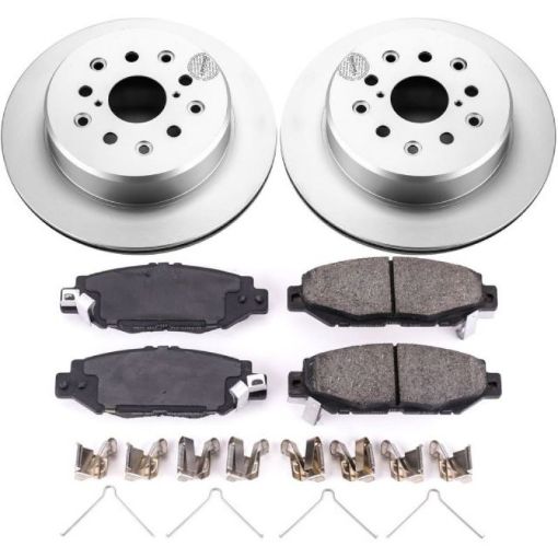 Picture of Power Stop 93 - 97 Lexus GS300 Rear Z17 Evolution Geomet Coated Brake Kit